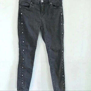 Blank NYC skinny studded rivet  jeans